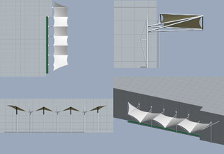 為什么長春張拉膜能做出各種藝術(shù)造型？